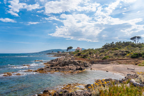 istock Coastal landscape in Saint-Aygulf 1125878006