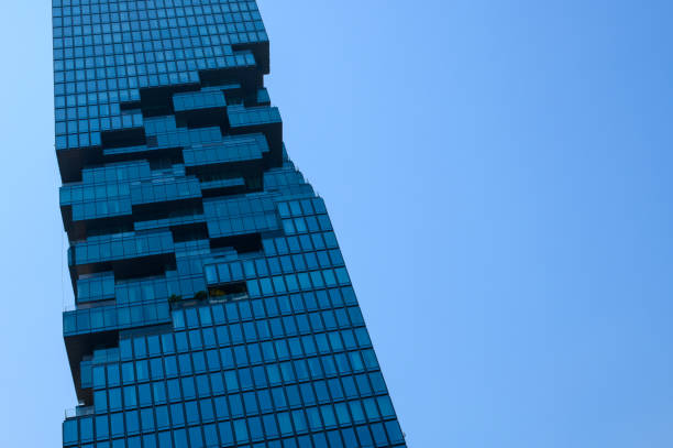 Abstract fragment of modern architecture.