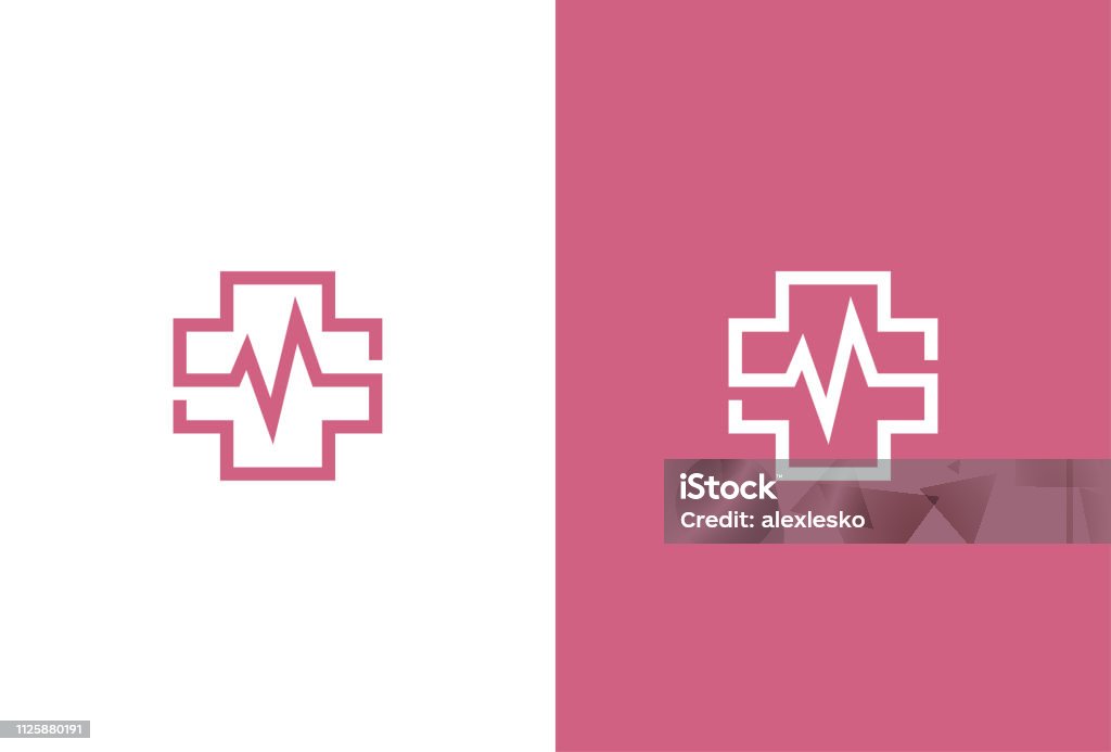 Medical pharmacy icon Logo stock vector