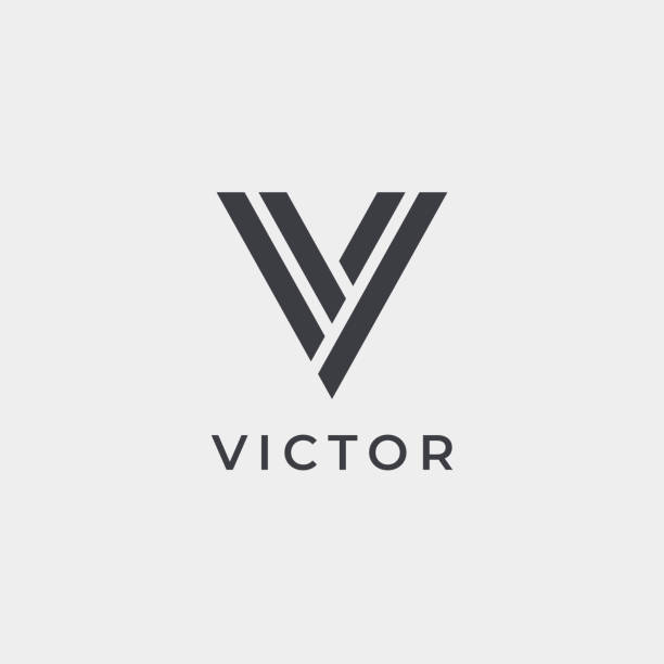 Premium letter V logotype design. Luxury abstract victory logotype. Creative elegant vector monogram symbol. Premium letter V logotype design. Luxury abstract victory logotype. Creative elegant vector monogram symbol. letter v stock illustrations