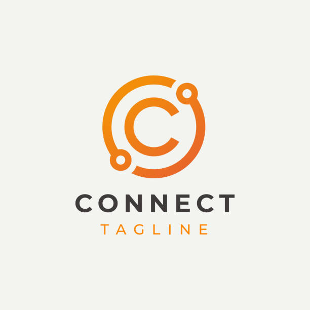 mẫu thiết kế biểu tượng logotype tech letter c. công nghệ abstract line connection circle vector logotype. mẫu sáng tạo đơn giản. - logo hình minh họa sẵn có