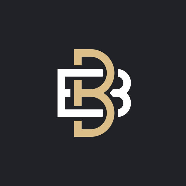 BB. Monogram of Two letters B&B. Luxury, simple, minimal and elegant BB logo design. Vector illustration template. BB. Monogram of Two letters B&B. Luxury, simple, minimal and elegant BB logo design. Vector illustration template. letter b stock illustrations