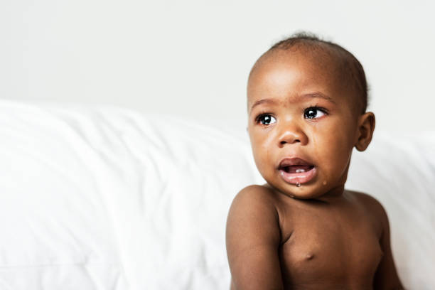 istock Close up of a crying baby 1125880362