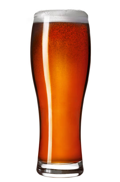 istock Glass of beer isolated on white 1125890555