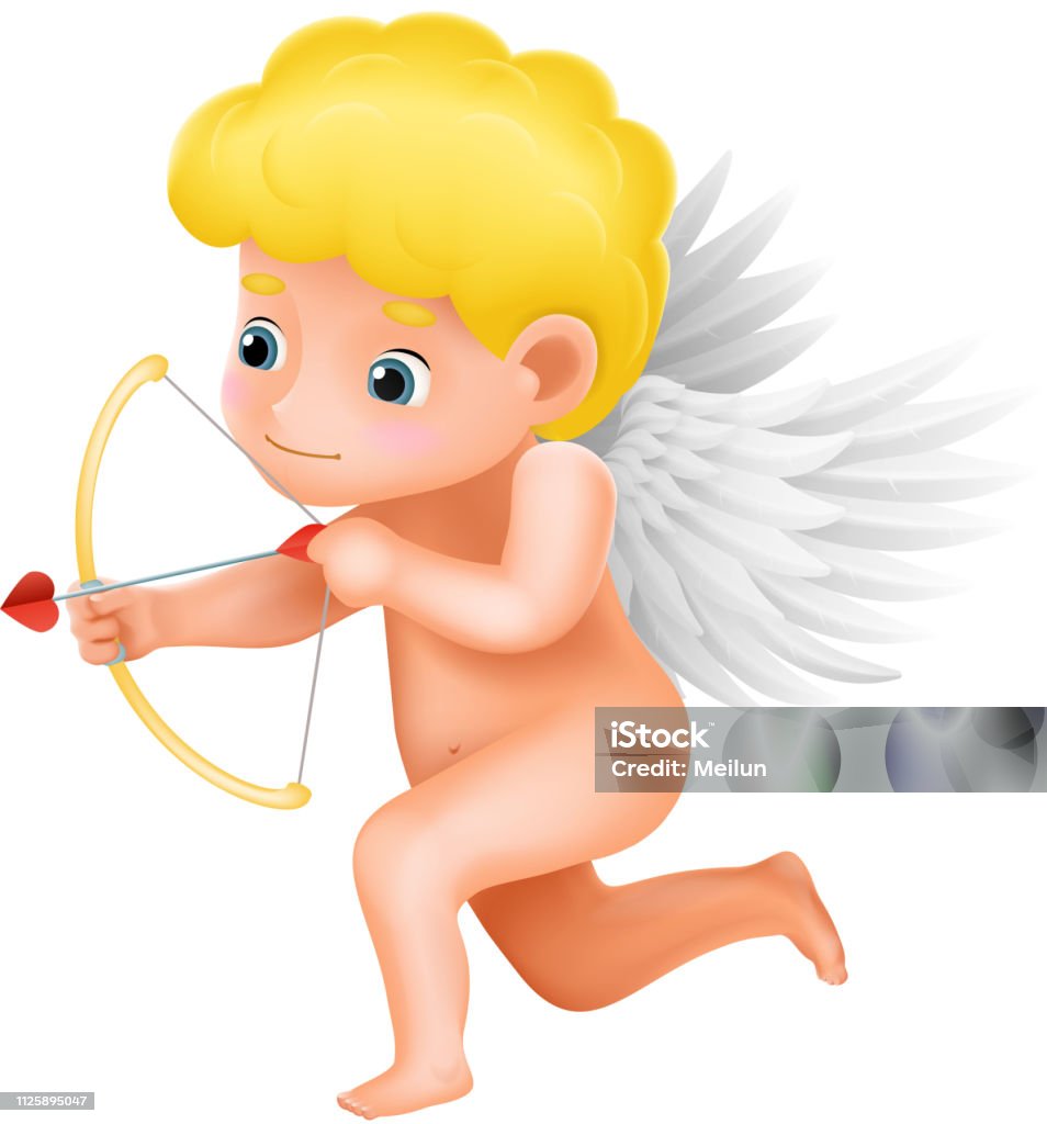 Thiên Thần Cherub Dễ Thương Bé Trai Mũi Tên Mũi Tên Tình Yêu Bắn ...