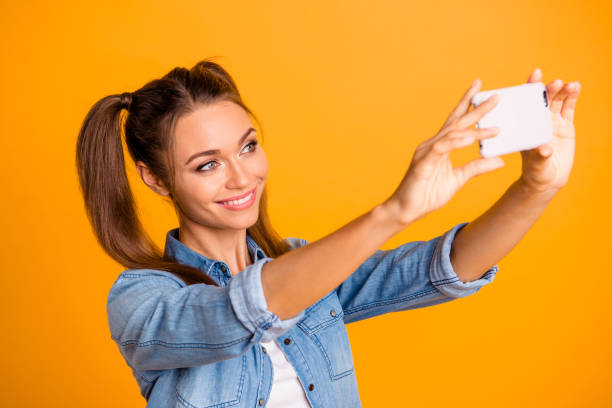 istock Portrait of nice-looking winsome delicate lovely attractive chee 1125895147