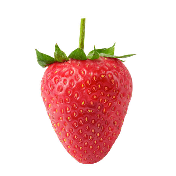istock Fresh strawberries isolated over a white background 1125901639