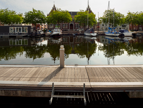 Beautiful Boats In Groningen Canal