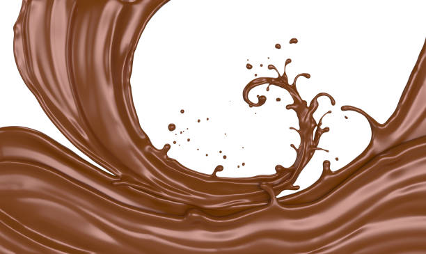 istock Abstract Background of Chocolate Milk wave splash. 1125904840