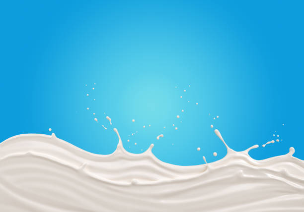 Abstract Background of Milk wave splash.