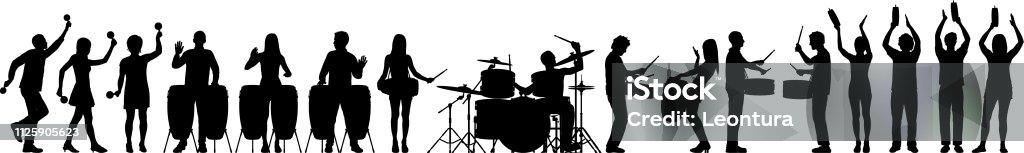 Percussion Percussion. Drummer stock vector