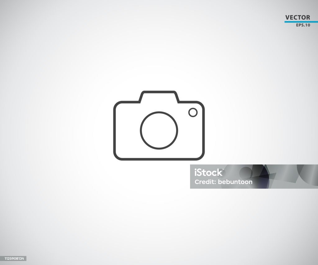 Camera icon symbol, logo Vector illustration Icon Symbol stock vector