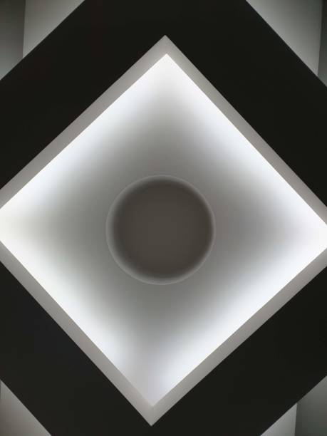 istock Black and white depicting shapes and light 1125911287