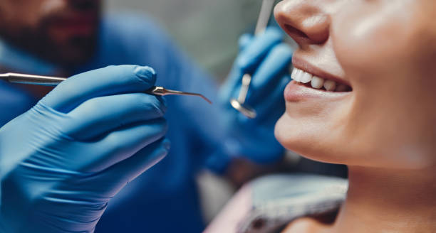 istock Woman in dental clinic 1125916929
