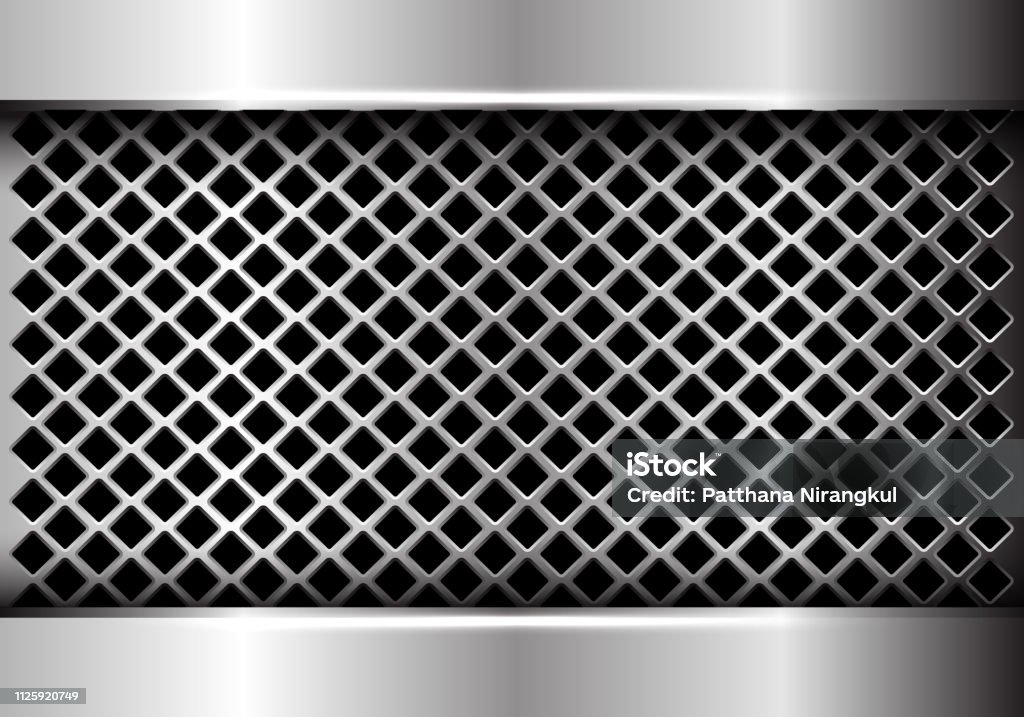Diamond Mesh Vector Pattern Abstract Silver Diamond Mesh Pattern Design Modern Luxury Background ...