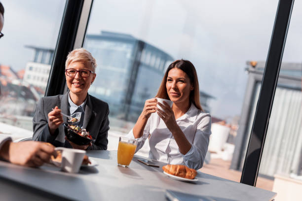 istock Business people on a coffee break 1125921680