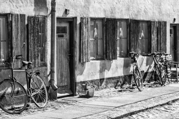 istock Bicycles up against a wall in Copenhagen, Denmark. 1125923790