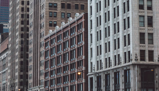 istock Low Angle View Of Modern Buildings In City 1125924186
