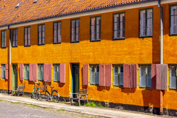 istock Bicycles up against a wall in Copenhagen, Denmark. 1125924453