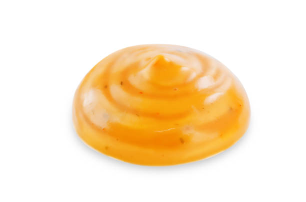istock Drop of thousand island sauce on a white background 1125926419