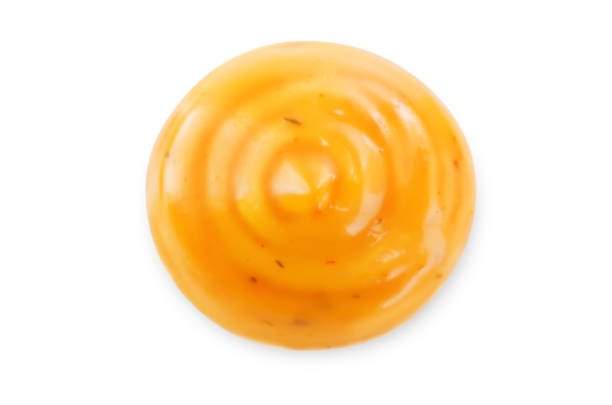 istock Drop of thousand island sauce on a white background 1125926422