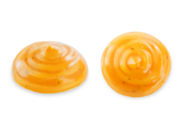 istock Drop of thousand island sauce on a white background 1125926509