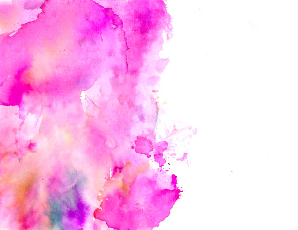 istock handmade watercolor pink abstract  design, background 1125930275