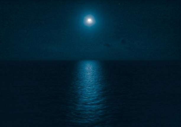 Moon light stock photo