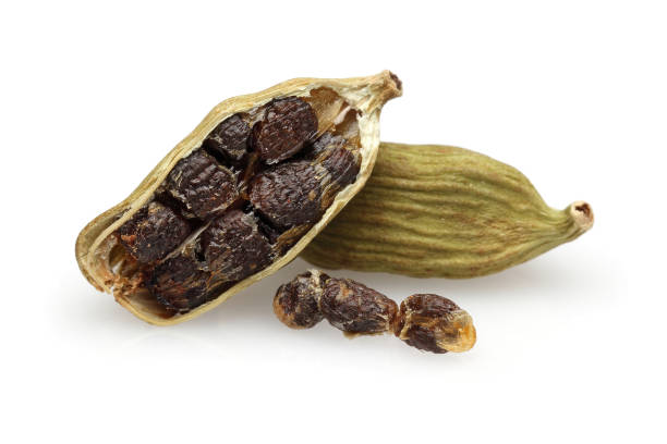 istock Dry cardamom pods and seeds 1125937425