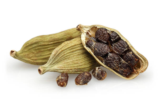istock Dry cardamom pods and seeds 1125937610