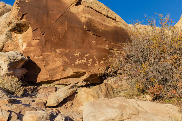 istock Petroglyphs in Arches National Park 1125937946