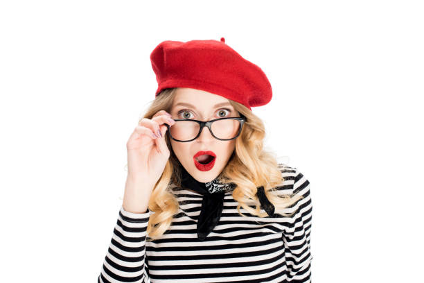 istock surprised blonde woman in glasses isolated on white 1125938974