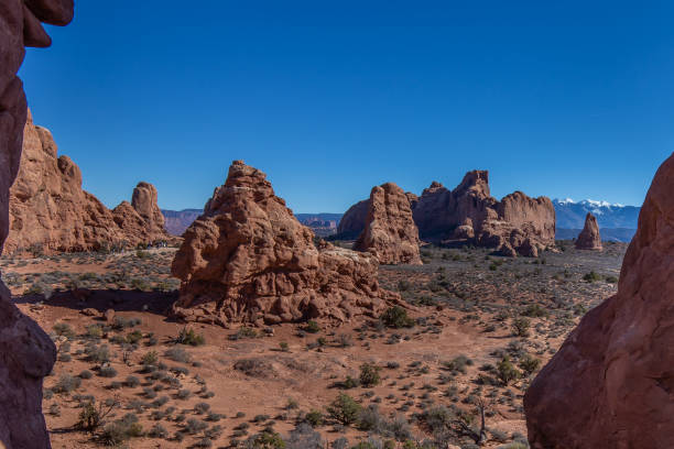 istock Eroded rock formation in Arches National Park 1125938988