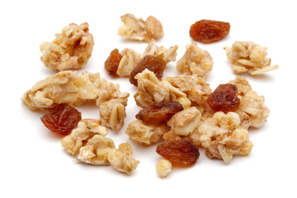 istock Heap of cereal and raisin 1125941157