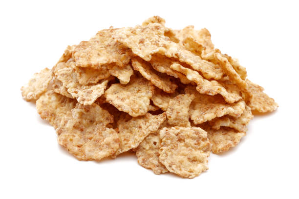 istock Heap of cereal on white background 1125941228