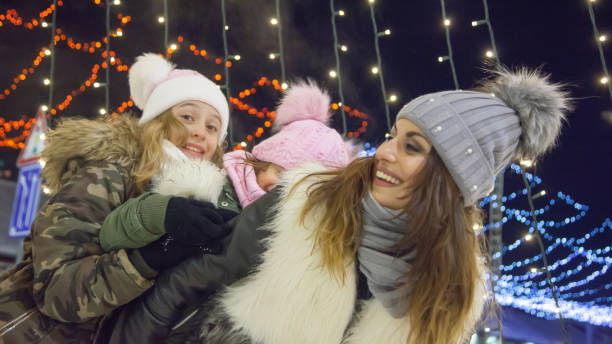 istock Family enjoying in winter day 1125943475