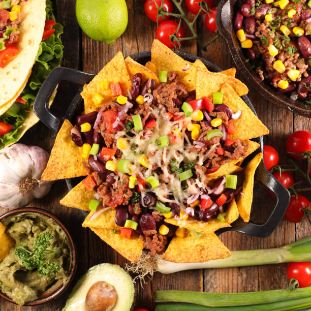 istock mexican food, nacho 1125949755