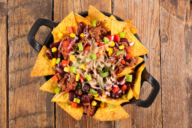 istock mexican food, nacho 1125949777