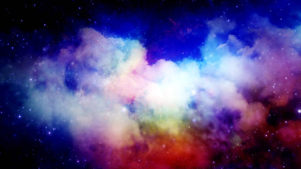 istock 3D rendering of a stellar nebula and cosmic dust, cosmic gas clusters and constellations in deep space. Elements of this image furnished by NASA 1125950093
