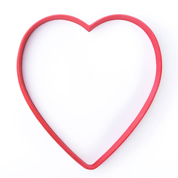 istock Valentine's day celebration concept background. Red ribbon heart. 1125955463