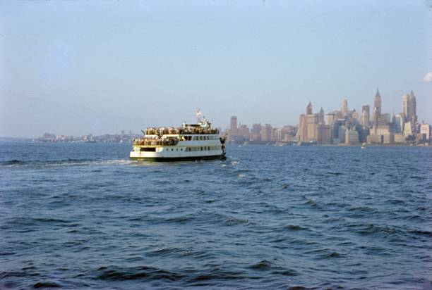 istock Ferry across the Upper Bay towards Manhattan 1125956355