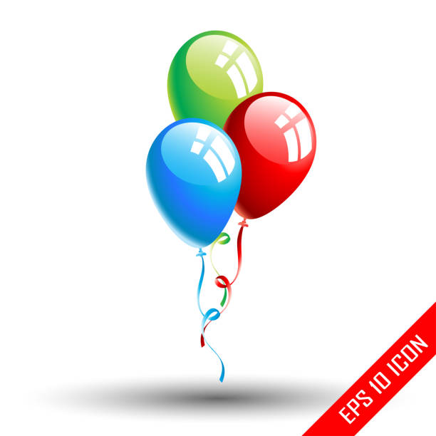 istock Baloons icon. Baloons logo. Flat icon of baloons. 1125957498