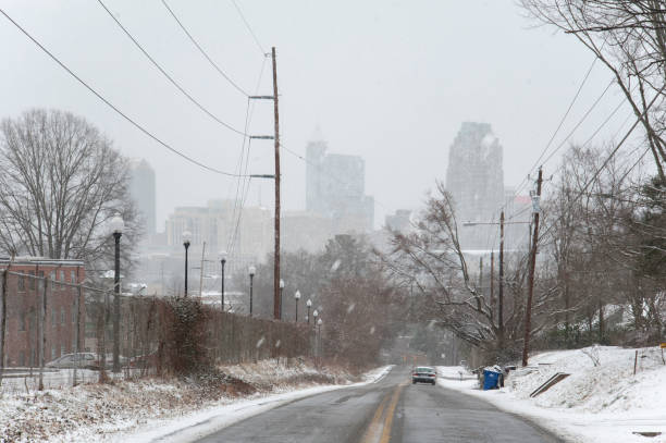 istock Downtown Raleigh in the snow 1125967106