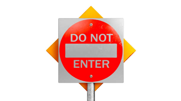 istock Sign traffic road symbol, close view 1125967301