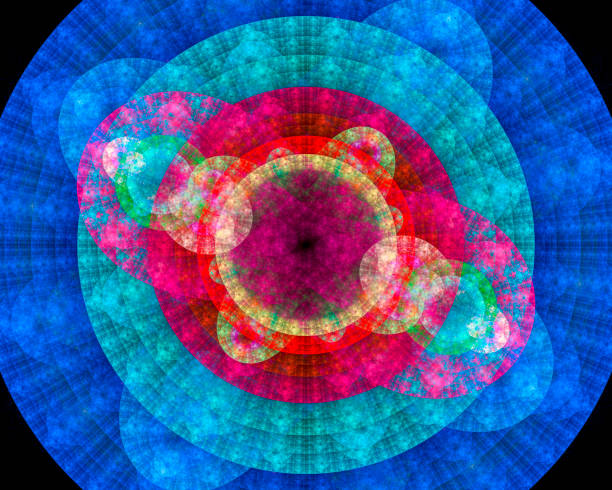 Background created by fractal geometry.