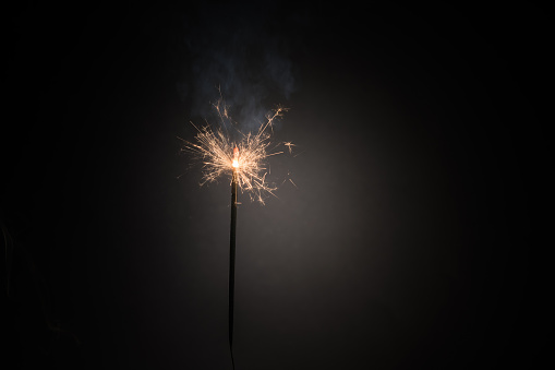 Fireworks. An explosion of colors. abstract light background