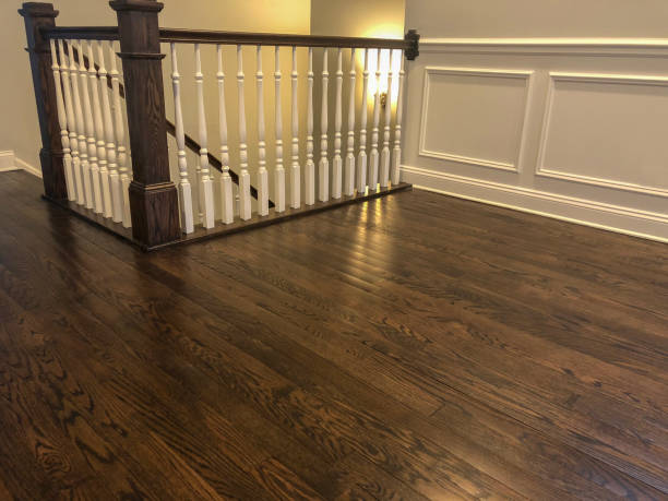 istock Hardwood floor in beautiful home interior design 1125979946