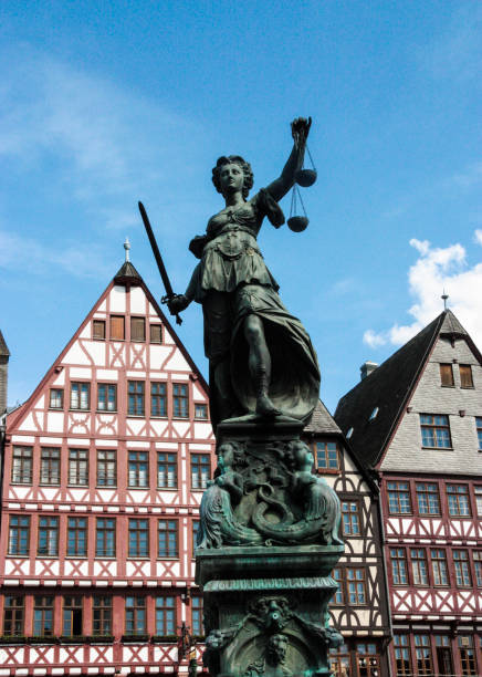 istock Statue of Lady Justice in Frankfurt 1125985176