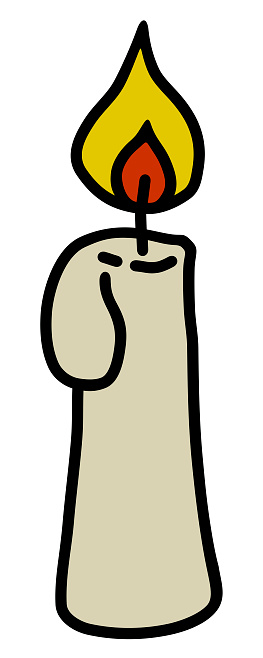 Cera de la vela fuego blanco llama de dibujos animados vector gratis Cera de la vela fuego blanco llama de dibujos animados vector gratis