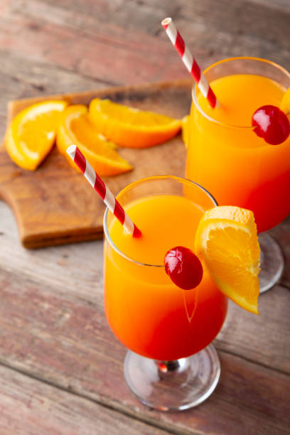 istock Icy tequila sunrise cocktails 1125990778